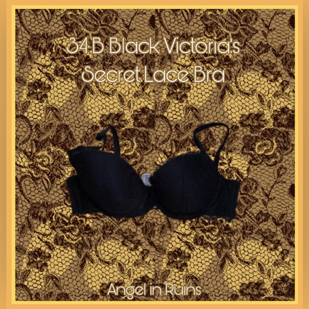 Black Victoria's Secret Lace Bra